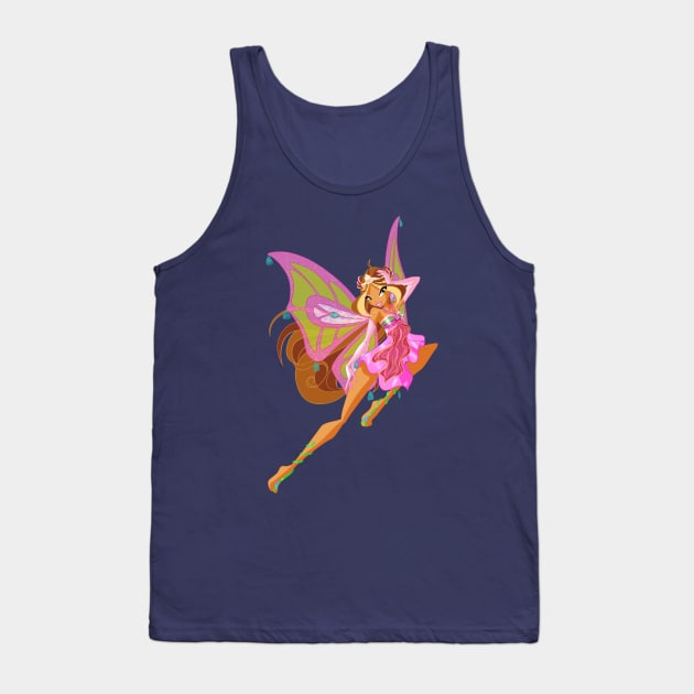 Winx Club - Flora Enchantix Tank Top by Nykos